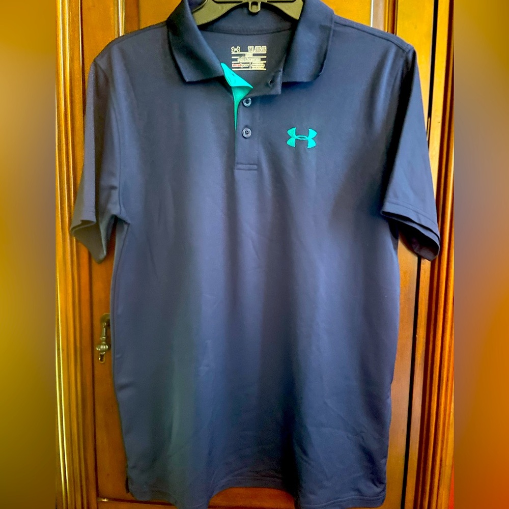 Under Armour, boys, youth XL, loose polo shirt